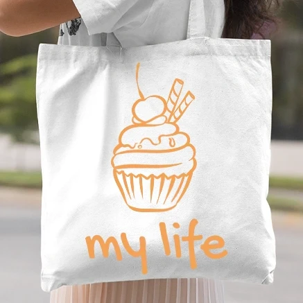 Vászontáska - Süti az életem