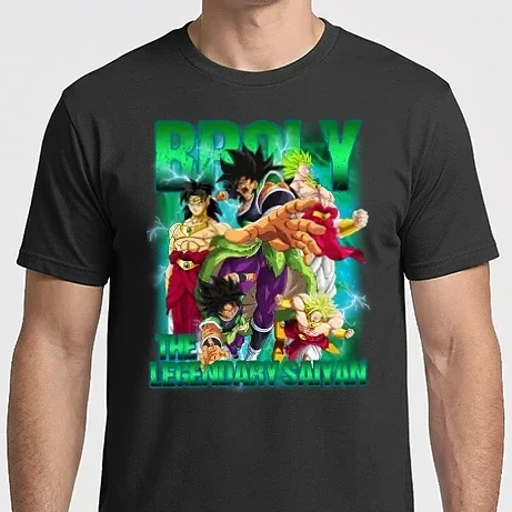 Férfi Imperial póló - Broly Dragonball