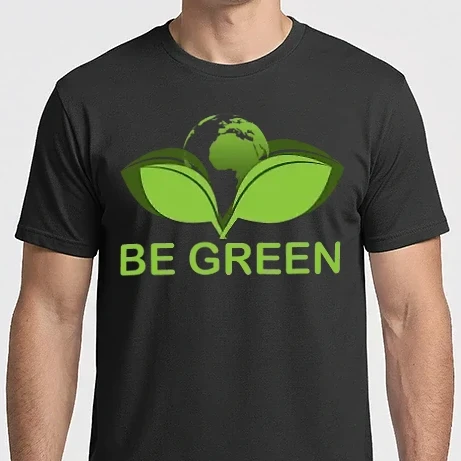 Férfi Imperial póló - BEE GREEN, LEGYÉL ZÖLD, KÖRNYEZETVÉDELEM, SAVE THE PLANET