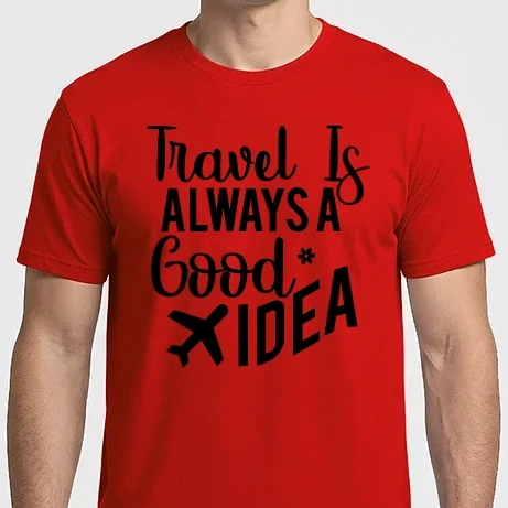 Férfi Imperial póló - Travel is always a good idea