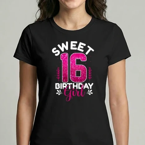 Női Imperial póló - Sweet sixteen birthday girl