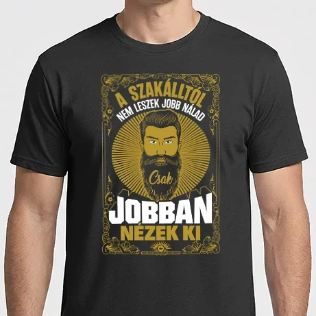 Férfi Imperial póló - A szakálltól jobban nézek ki