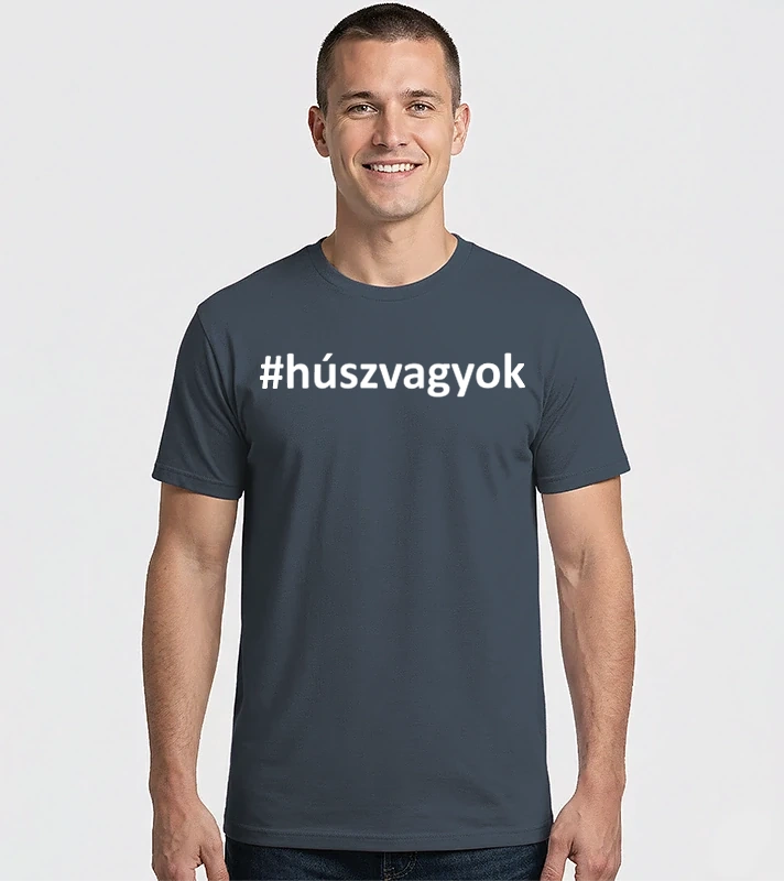 hashtag húsz vagyok 20 éves – Férfi Imperial póló