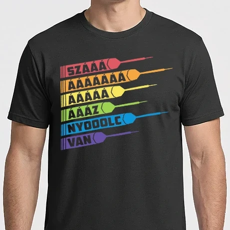 Férfi Imperial póló - 180 Darts Retro Magyar