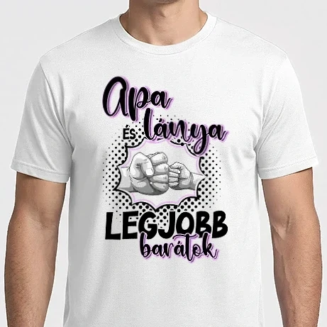 Férfi Imperial póló - Apa és Lánya legjobb barátok