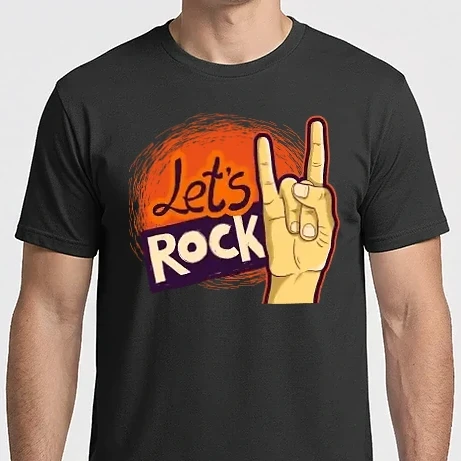 Férfi Imperial póló - Let's Rock