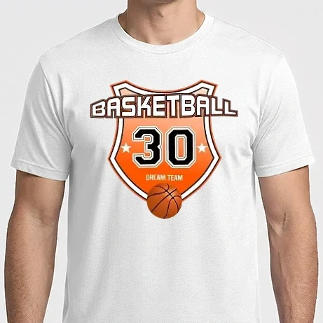 Férfi Imperial póló - Basketball , kosárlabda mezszám. születésnap szülinapi logó 30 éves