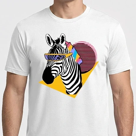 Férfi Imperial póló - Retro zebra