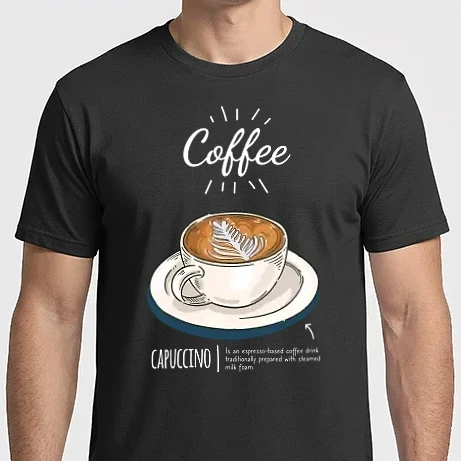 Férfi Imperial póló - capuccino kávé