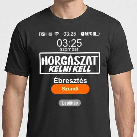 Férfi Imperial póló - horgász ébresztő
