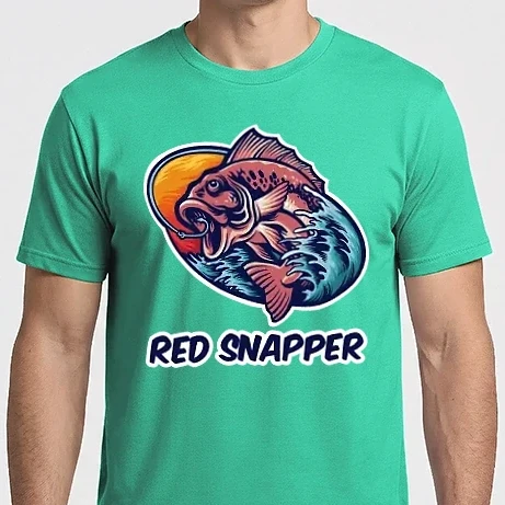 Férfi Imperial póló - Red Snapper