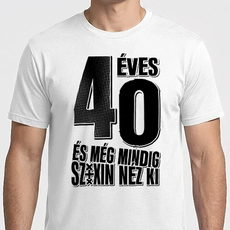 Férfi Imperial póló - 40 éves és még mindig..