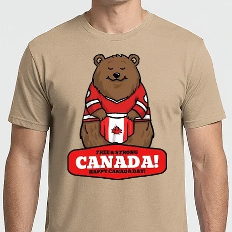Férfi Imperial póló - Canada day 02