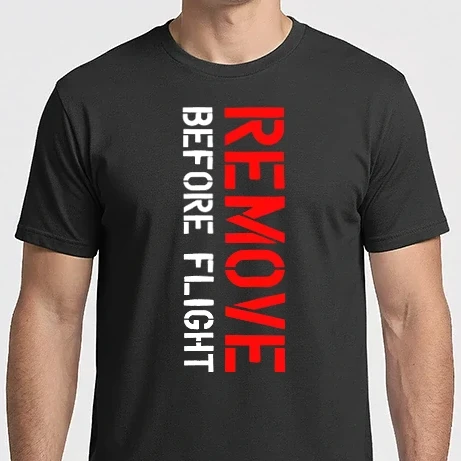 Férfi Imperial póló - Remove Before Flight