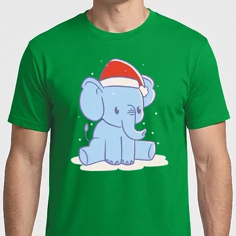 Férfi Imperial póló - Karácsonyi elefánt