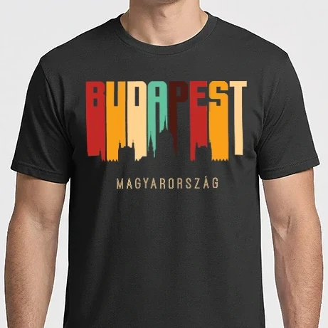 Férfi Imperial póló - Budapest város sziluett
