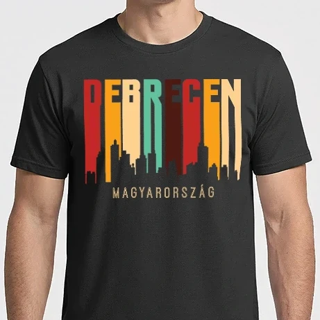Férfi Imperial póló - Debrecen város sziluett 
