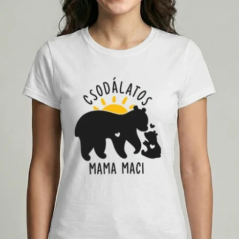Női Imperial póló - Mama maci