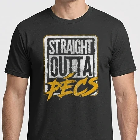 Férfi Imperial póló - Straight Outta Pécs