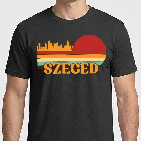 Férfi Imperial póló - Szeged retro felirat