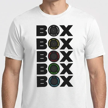 Férfi Imperial póló - Forma 1 Box összes abroncs fehér póló