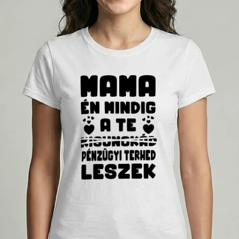 Női Imperial póló - Mama  pénzügyi terhe