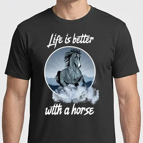 Férfi Imperial póló - Life with Horse