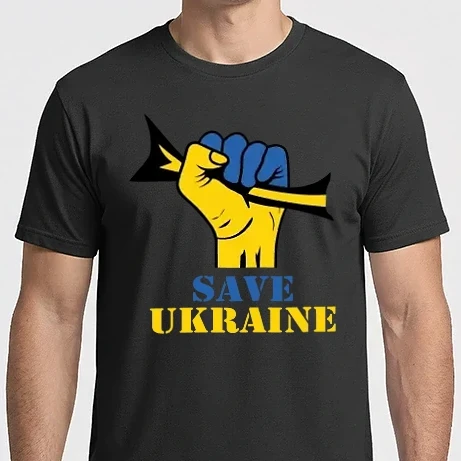 Férfi Imperial póló - Save Ukraine