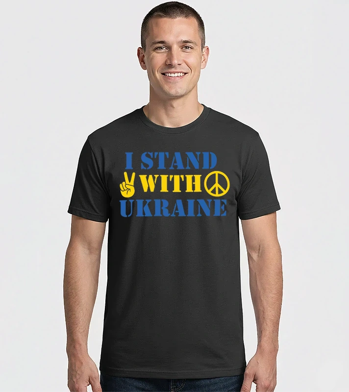 Stand with Ukraine – Férfi Imperial póló