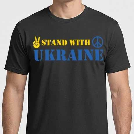 Férfi Imperial póló - Stand with Ukraine