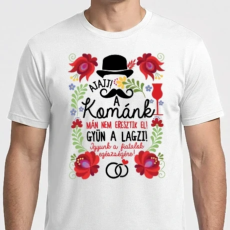 Férfi Imperial póló - Magyaros LEGÉNY CSAPAT