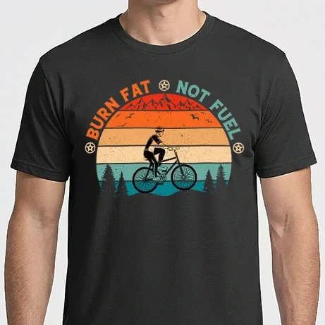 Férfi Imperial póló - Burn fat, not fuel 