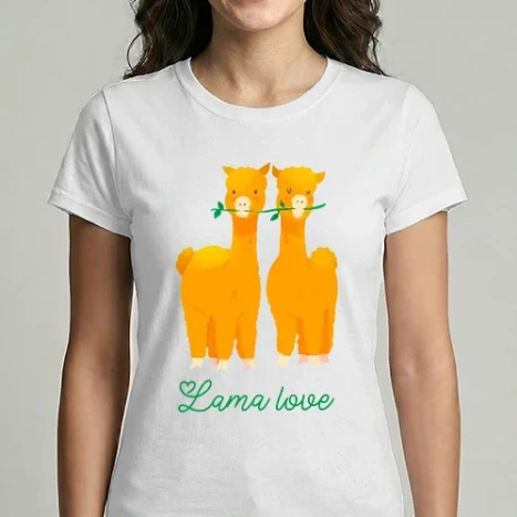 Női Imperial póló - Lama love