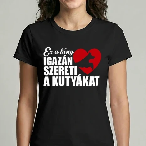 Női Imperial póló - Kutyás lány