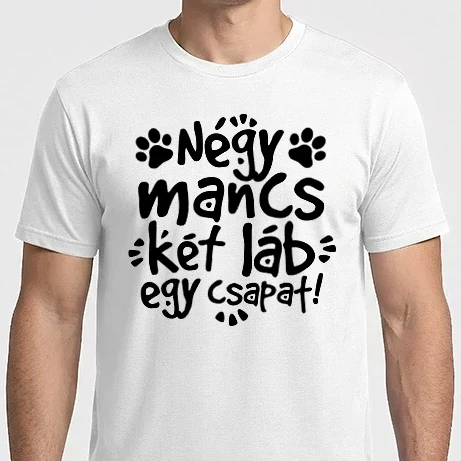 Férfi Imperial póló - Négy mancs két láb egy csapat