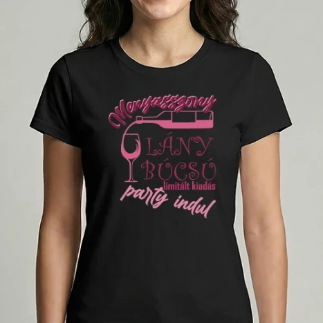 Női Imperial póló - lánybúcsú party indul menyasszony