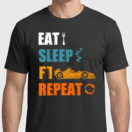 Férfi Imperial póló - Forma 1 eat sleep repeat 2