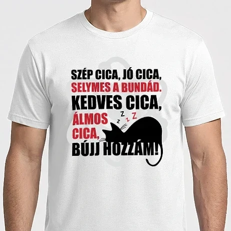 Férfi Imperial póló - szép cica, jó cica színes