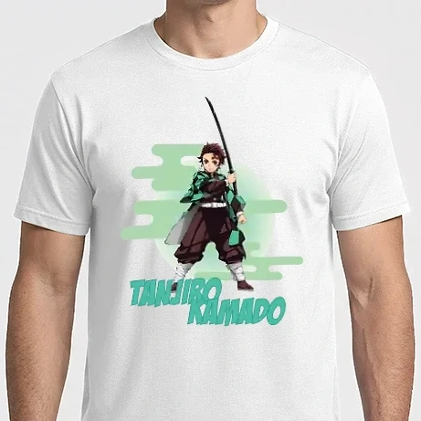 Férfi Imperial póló - Demon Slayer Tanjiro