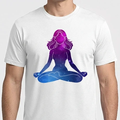 Férfi Imperial póló - Univerzum meditáció