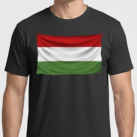 Férfi Imperial póló - Magyar zászló