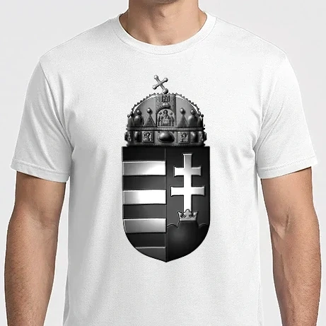 Férfi Imperial póló - Címer (szürke)