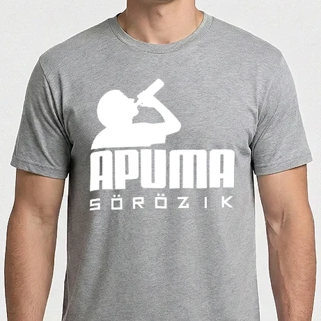 Férfi Imperial póló - apuma SÖRÖZIK fehér