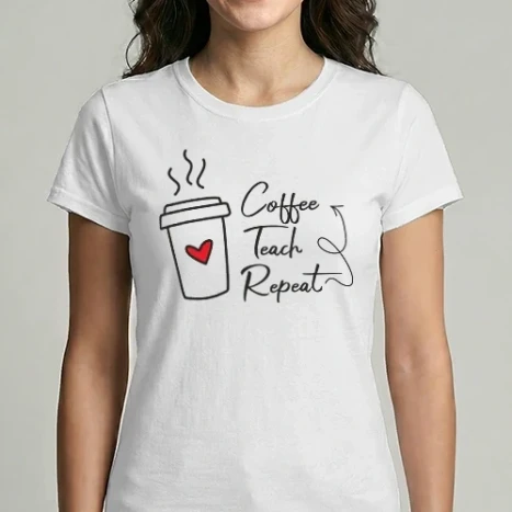 Női Imperial póló - Tanár, kávé póló