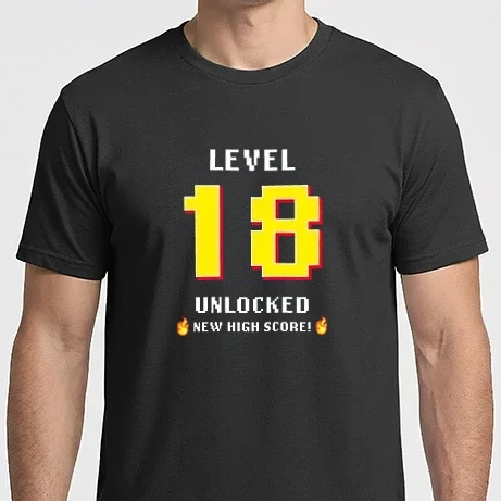 Férfi Imperial póló - Level Unlocked 18
