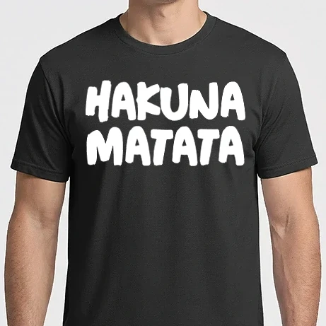 Férfi Imperial póló - HAKUNA MATATA