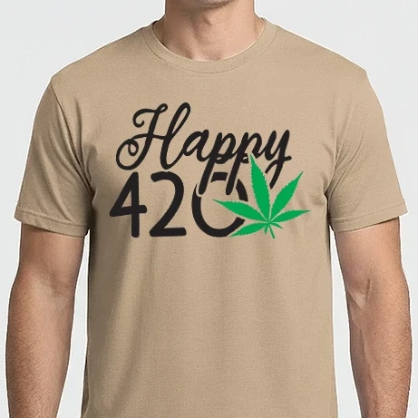 Férfi Imperial póló - Happy 420