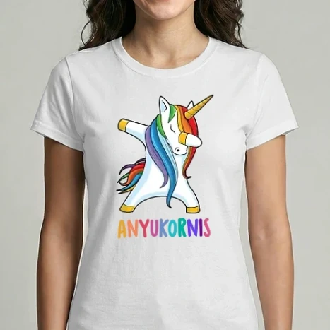 Női Imperial póló - Anyukornis - Unikornis
