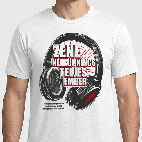 Férfi Imperial póló - Zene nélkül nincs teljes ember