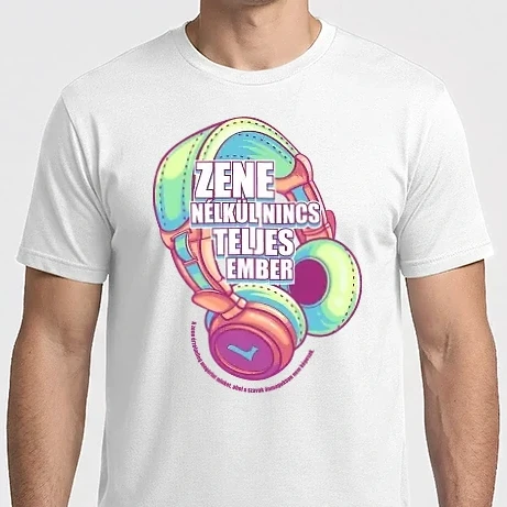 Férfi Imperial póló - Zene nélkül nincs teljes ember